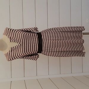 AGB large dress burgundy and cream dress peek a boo shoulders comfy!!!